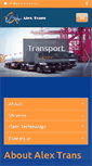 Mobile Screenshot of alextrans-eg.com